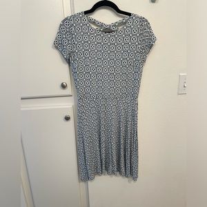 Blue Loft Dress with back design 🩵